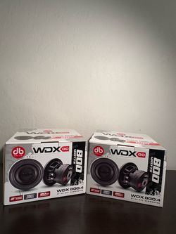 DB Drive WDX 8GO.4 8" DVC Subwoofers – Pair