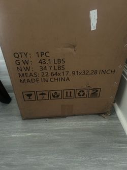 Deep freezer brand new black