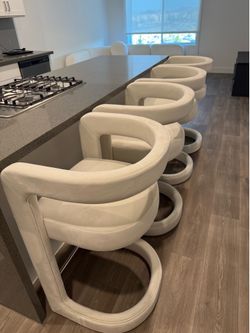 White Counter Height Stools