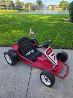 Radio flyer Go Kart 24v battery electric ride-on kids racing toy car 3 Speed
