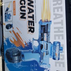 Toys  , Electric Automatic Water Gun – Rechargeable Water Blaster LED 