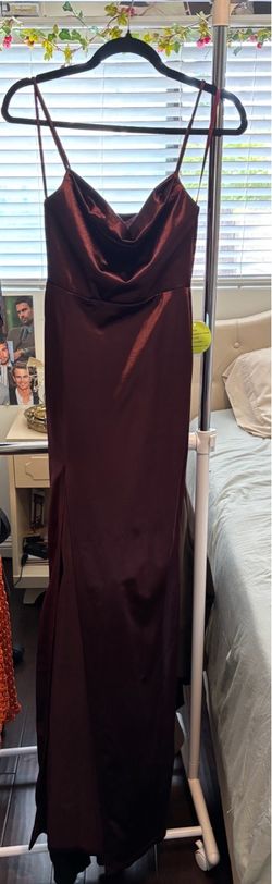 Maroon color dress