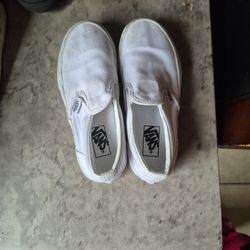 White Vane Kid Shoes