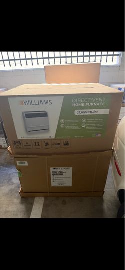 Direct-Vent Gravity Wall Heater 22,000 BTUH, 67% AFUE, Natural Gas Furnace BRAND NEW