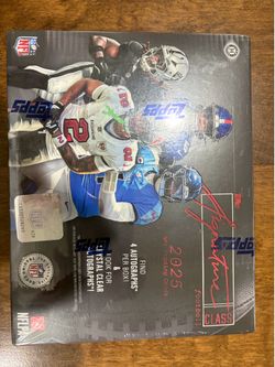 Topps signature football jumbo hobby box sealed
