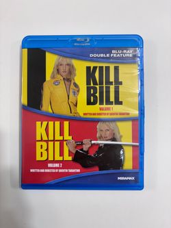 Kill Bill Vol. 1 & 2 Double Feature Blu-ray, 2-Disc Set, Uma Thurman, Tarantino