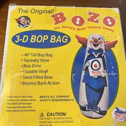 Bozo the Clown bop bag