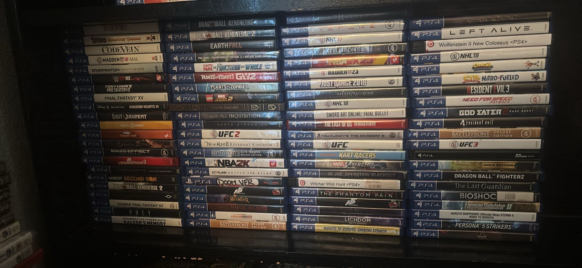 Games For PlayStation 4 10$ Each 