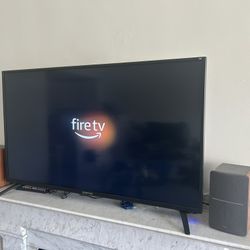 Sceptre 4k UHD TV  50-inch screen  + Amazon Fire Stick + speakers