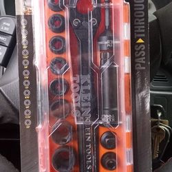 Klein Tools Impact Rated Pass Through Socket Wrench Set