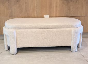 Storage ottoman bench
