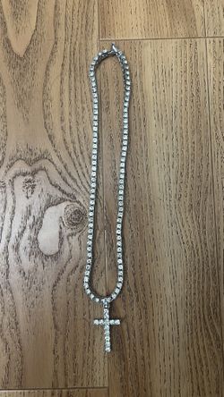 Moissanite Tennis Chain 18”
