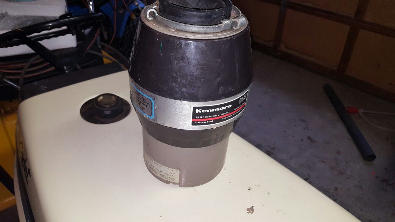 Kenmore 6045 3/4 hp garbage disposal