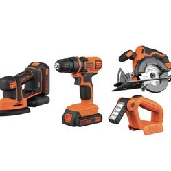 20-volt Max 4-Tool Power Tool Combo Kit (2-Batteries Included and Charger Included)