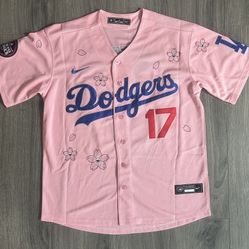 Los Angeles Dodgers Tokyo Series Ohtani Pink Jersey 