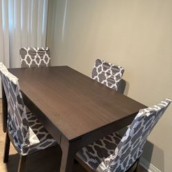 IKEA Extendable Dining Table And Chairs