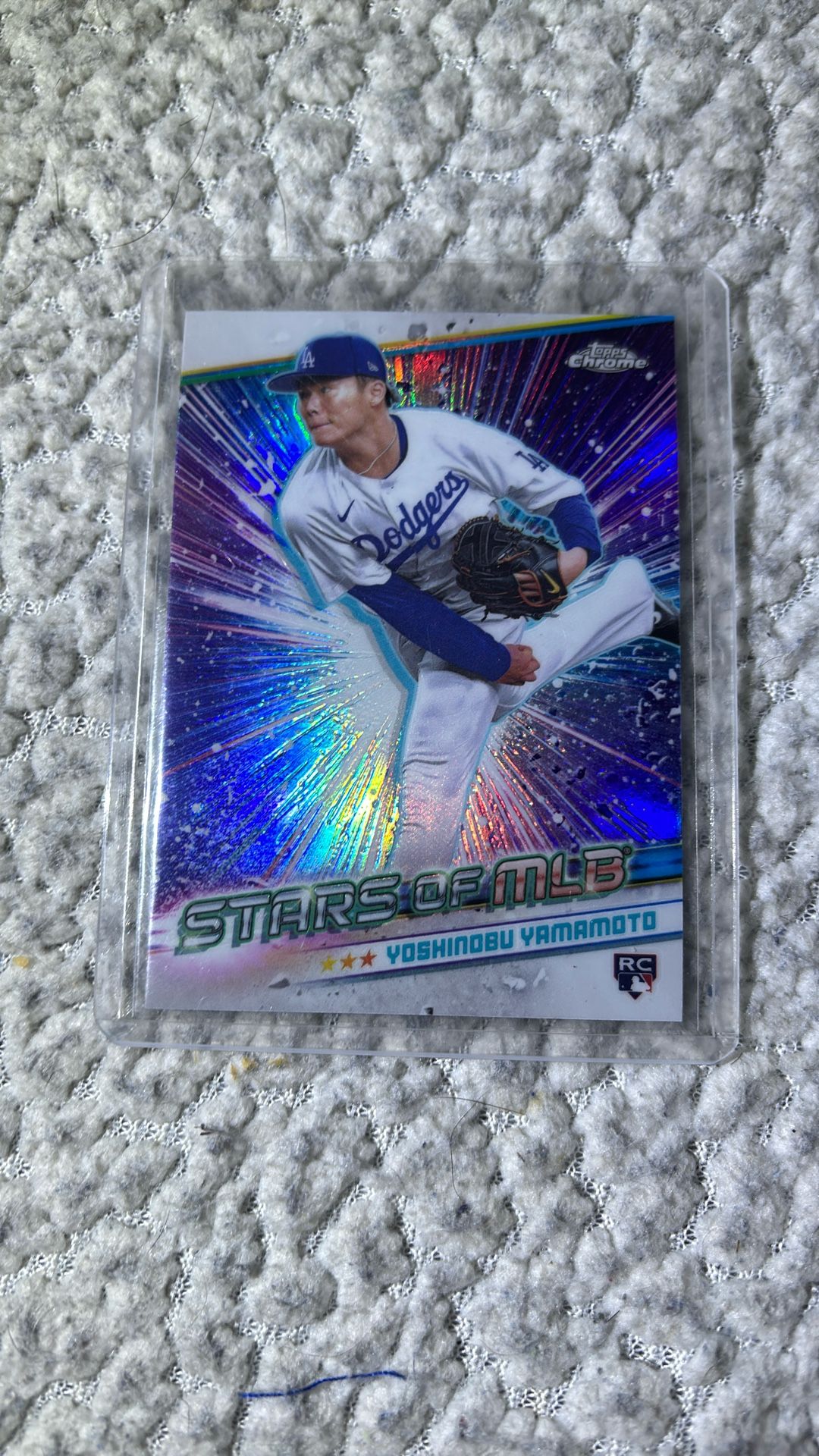Topps Chrome Yoshinobu Yamamoto Rookie