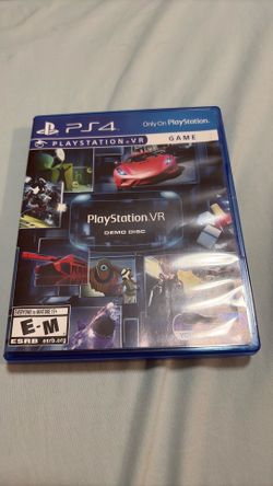 Playstation vr demo disc