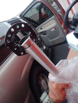Chrome shower rod