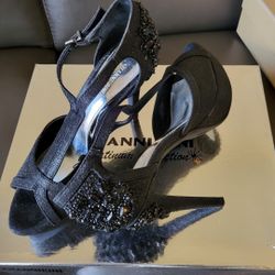 Stunning  and Elegant Gianni Binni Luirito Black High Heels 