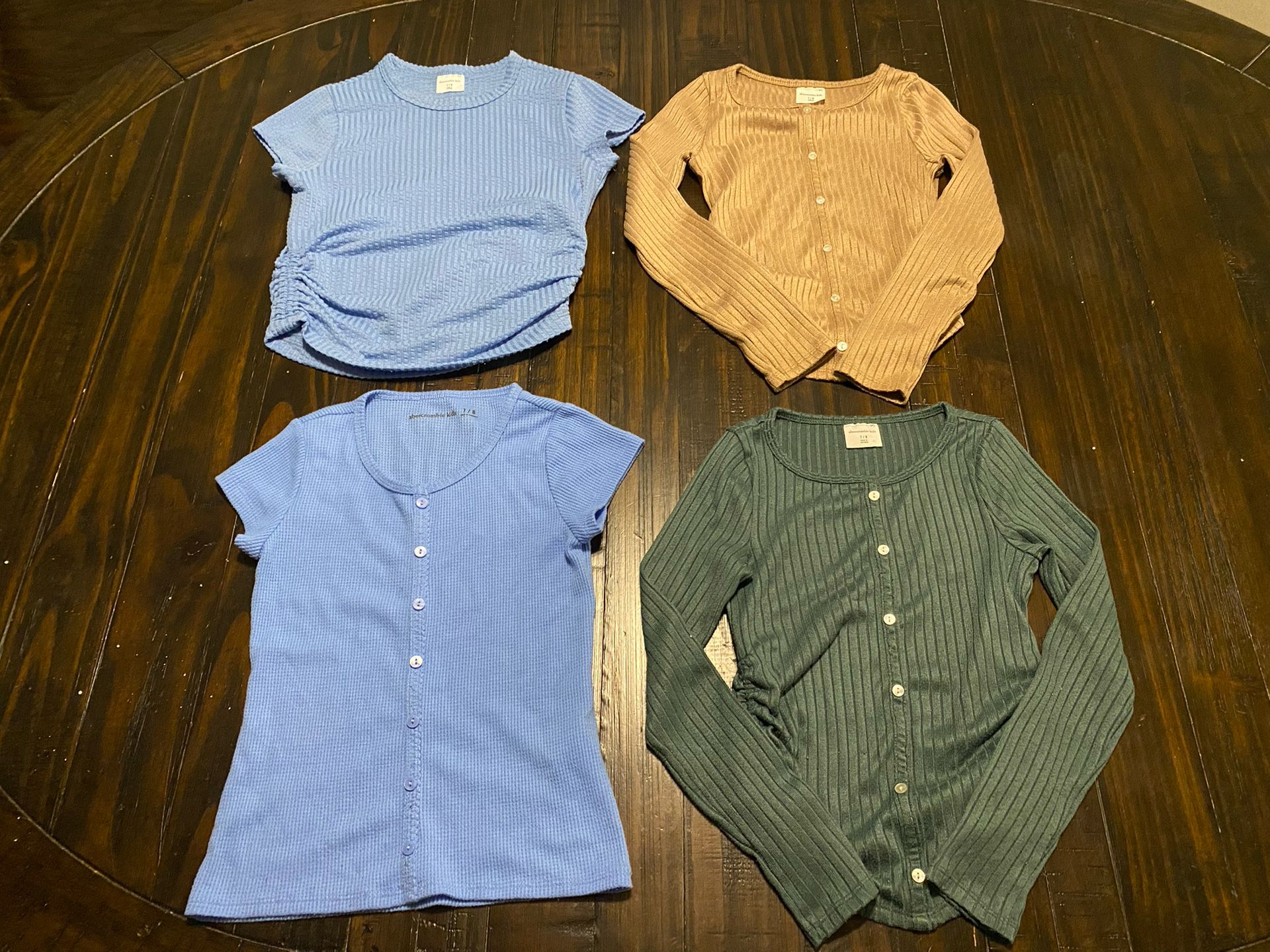Girls Abercrombie And Fitch Shirt Bundle Size 7/8