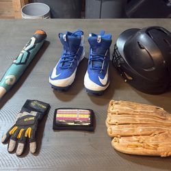 Complete Youth Baseball Gear  Size 9 In Men’s 
