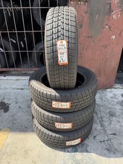 (4) Used 225 60 18 Firestone WeatherGrip 