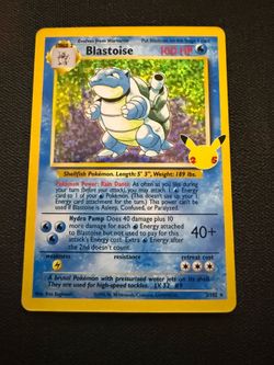 Blastoise celebrations