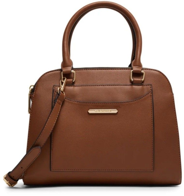 Steve Madden Satchel With Coin Wallet COGNAC Color