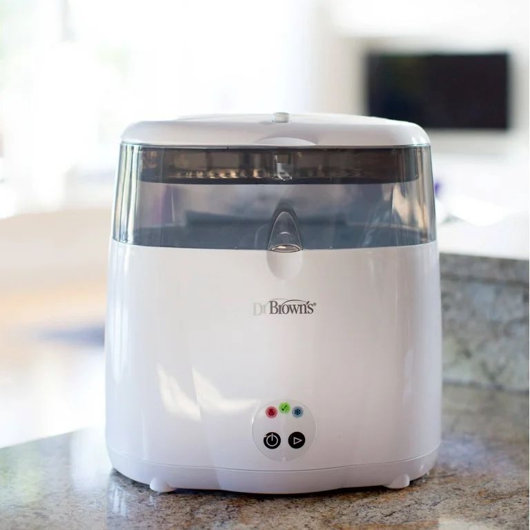 Dr. Brown's Deluxe Electric Sterilizer for Baby Bottles, Nipples, & Other Baby Essentials, BPA Free