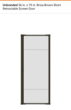 Brisa Retractable Screen Door 32-36 X 78