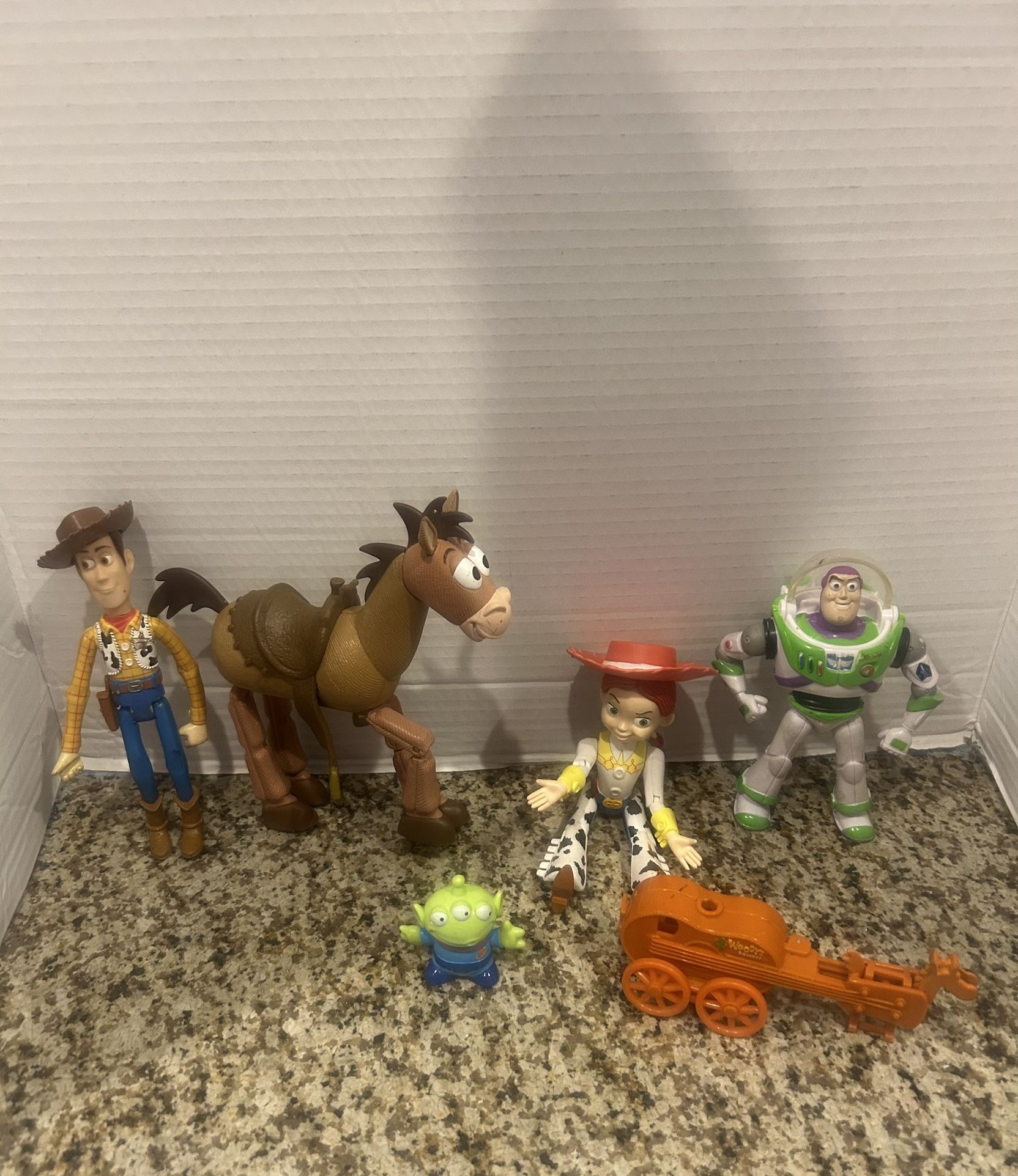 Disney Pixar Toy Story Set Of Figures 2-7” Tall