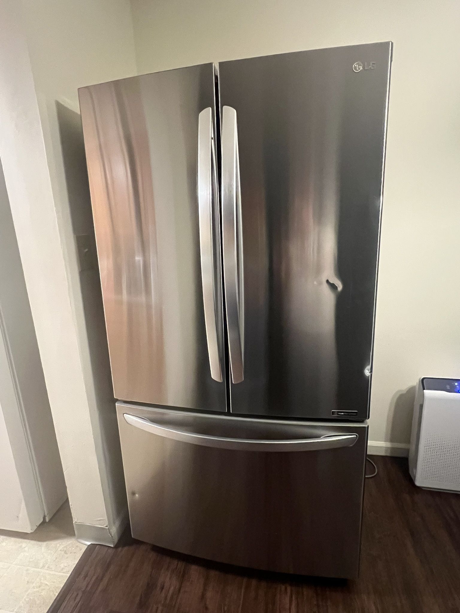 LG fridge with freezer