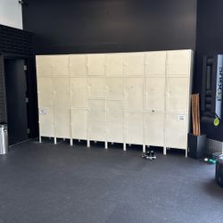 Lockers and storage