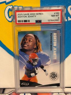 Ashton Jeanty PSA 8