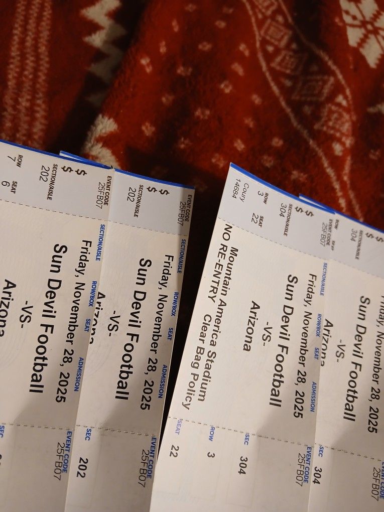 ASU VS U Of A Football