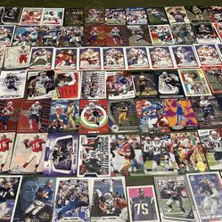 Lot Of 92 New England Patriots Football Cards Stars-Rookies-Inserts Past & Present 