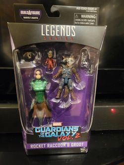 Marvel Legends Rocket Raccoon & Groot Guardians of the Galaxy Vol. 2 Sealed