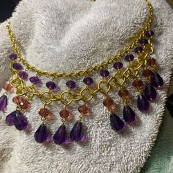 Fashion, necklace, and earrings