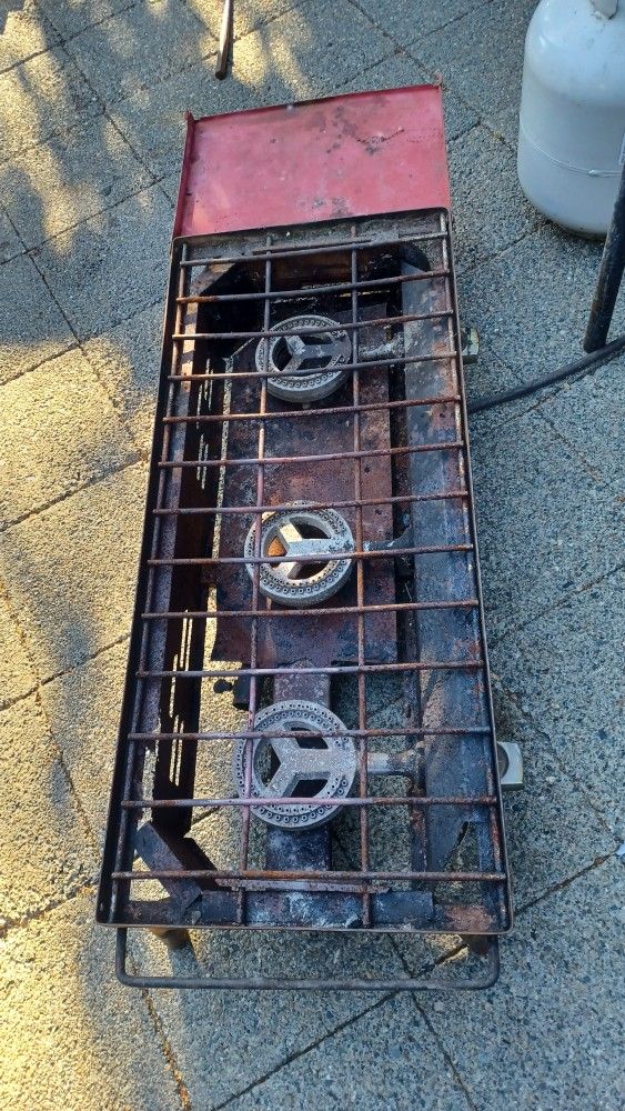 Propane Stove Cooker, Grill 2 And 3 Burners