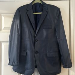 Men’s Navy Blue Suit And Tie  (Franco Rossi)