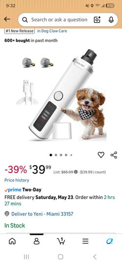 Dog nail grinder