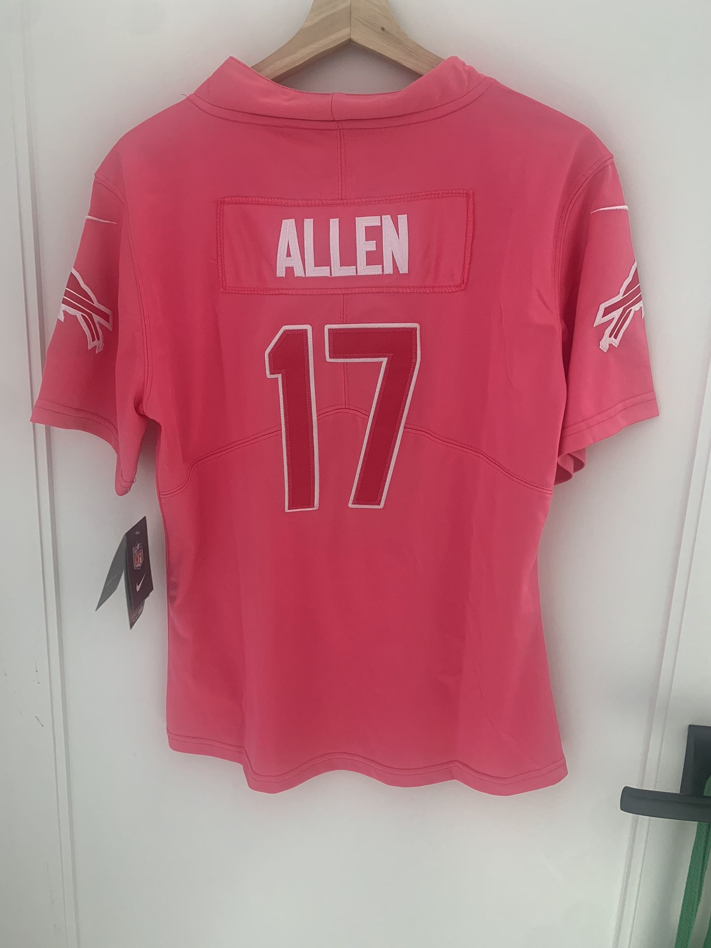 NFL_Jerseys Jersey Buffalo''Bills''MEN''NFL'' Josh Allen Pink Rush Fashion  