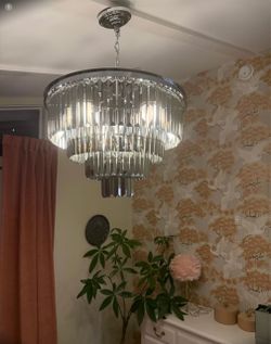 Gunmetal Gray Chandelier
