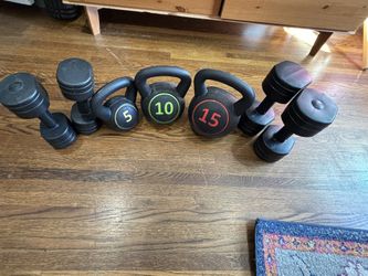 Kettlebell/dumbells