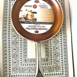 🔥 Ceramic Copper Nonstick Fry Pan – Even Heat Cooking 🔥