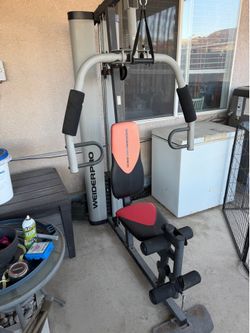 Free weight training machine