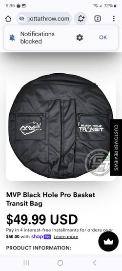 MVP Black Hole Pro Basket Transit Bag