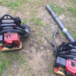 2 Shindaiwa Backpack Blowers