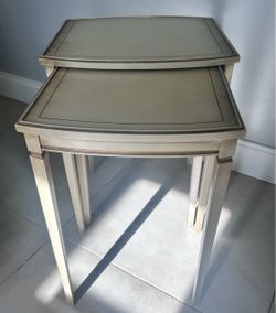 Antique Vintage Nesting Tables Zangerle